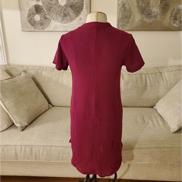 Lush Split Neck Shift Dress - Picture 6 of 11